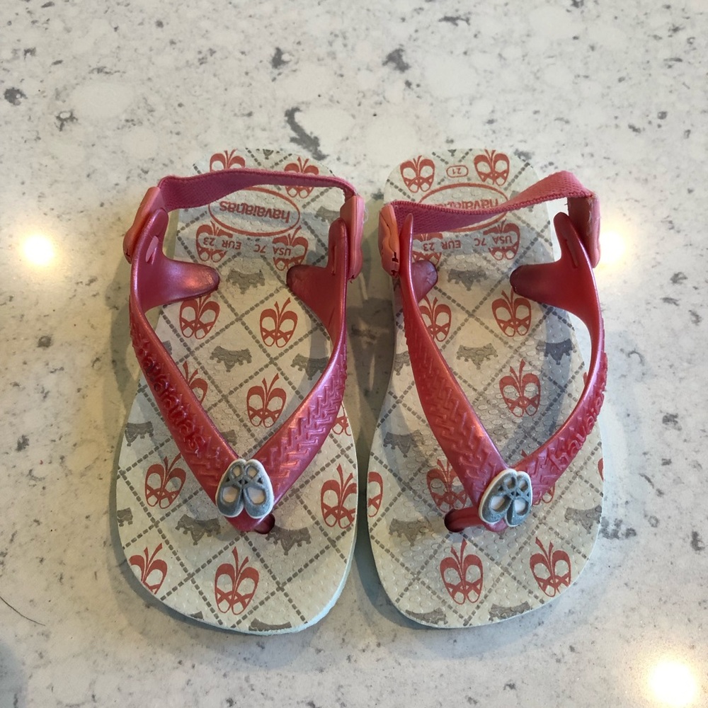Toddler girls flip flop Havaianas size 7
